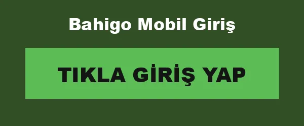 Bahigo Mobil Giriş infografik